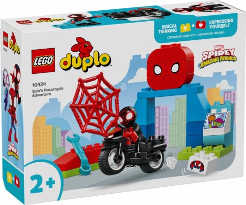 LEGO DUPLO 10424 Marvel Spidey Spin motorkerékpáros kalandjai