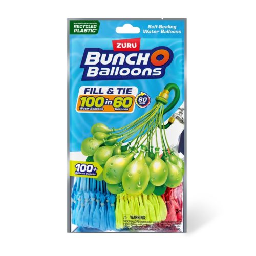 ZURU Bunch O Balloons önzáró vízilufi (vízibomba) 100 db-os készlet