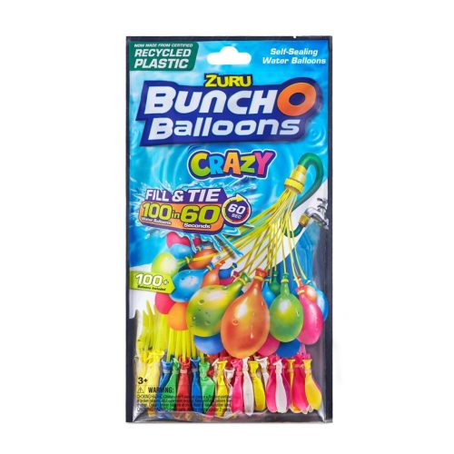 ZURU Bunch O Balloons Crazy önzáró vízilufi (vízibomba) 100 db-os készlet