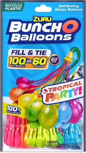 ZURU Bunch O Balloons Tropical Party önzáró vízilufi (vízibomba) 100 db-os készlet