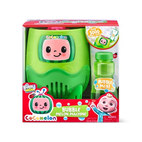 ZURU Bubble Wow buborékfújó gép folyadékkal Cocomelon