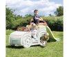 Smoby Adventure Car 1,5m-es csúszda homokozóval 233 x 68 x 91 cm