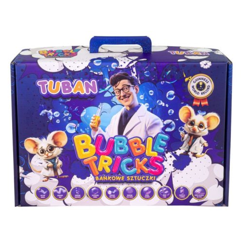 Tuban Bubble Tricks buborékfújó készlet 10 db-os, burorékfújó folyadékkal