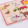 Bigjigs Toys Vkladacie puzzle Farmársky statok