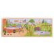 Bigjigs Toys Drevené puzzle zoo