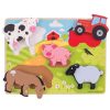 Bigjigs Toys Vkládacie puzzle farma