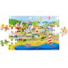 Bigjigs Toys Podlahové puzzle Mesto 48 dielikov