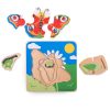 Bigjigs Toys Vkladacie puzzle životné cykly motýľa