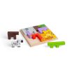 Bigjigs Toys Drevené kocky puzzle so zvieratkami safari