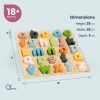 Bigjigs Toys Drevené puzzle malé písmená - abc