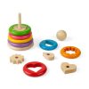 Bigjigs Toys Nasadzovanie tvarov na tyč