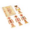 Bigjigs Toys Drevené puzzle Anatómia dievča