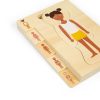 Bigjigs Toys Drevené puzzle Anatómia dievča