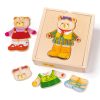 Bigjigs Toys Oblékacie puzzle Pani medvedica