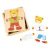 Bigjigs Toys Oblékacie puzzle Pán medveď