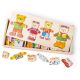 Bigjigs Toys Obliekacie puzzle Medvedia rodinka