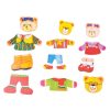 Bigjigs Toys Obliekacie puzzle Medvedia rodinka