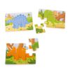 Bigjigs Toys Puzzle 3v1 dinosauri