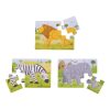 Bigjigs Toys Puzzle 3v1 safari zvířátka