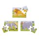 Bigjigs Toys Puzzle 3v1 safari zvířátka