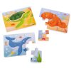 Bigjigs Toys Puzzle 3v1 morské zvieratká