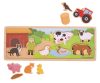 Bigjigs Toys Magnetické puzzle farma