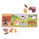 Bigjigs Toys Magnetické puzzle farma