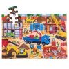 Bigjigs Toys Podlahové puzzle Stavenisko 48 dielikov