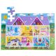 Bigjigs Toys Podlahové puzzle Domček 48 dielikov