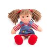 Bigjigs Toys Látková bábika Hattie 28 cm