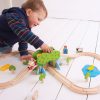 Bigjigs Rail Drevená vláčikodráha farma