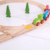 Bigjigs Rail Prehadzovateľná výhybka 2 ks