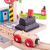 Bigjigs Rail Uhoľný dok so žeriavom