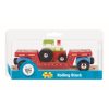 Bigjigs Rail Vagón s traktorom + 2 koľaje