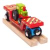 Bigjigs Rail Vagón s traktorom + 2 koľaje