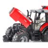 Bruder Traktor MASSEY FERGUSON so sklopným vozidlom červený