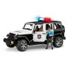 Bruder Jeep Wrangler Rubicon Polícia