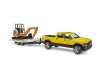 Bruder 2546 Dodge RAM bérleti szolgáltatás kotrógéppel