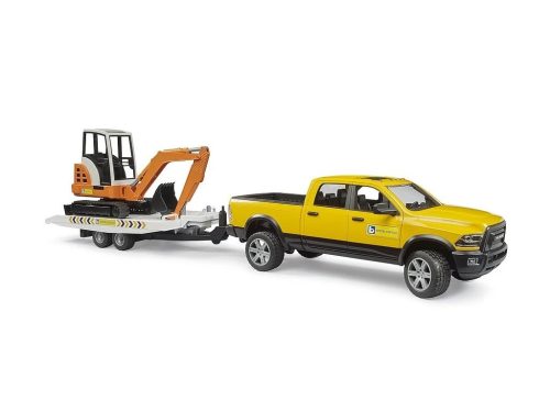 Bruder 2546 Dodge RAM bérleti szolgáltatás kotrógéppel