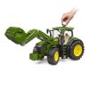 Bruder Traktor John Deere 7R 350 s čelným nakladačom