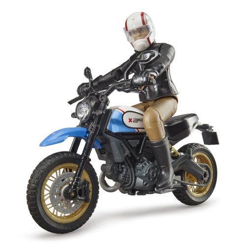 Bruder 63051 BWORLD Motocykel Scrambler Ducati Cafe Racer s jazdcom