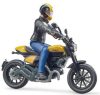 Bruder 63053 BWORLD Motocykel Scrambler Ducati Cafe Racer s jazdcom