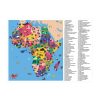 Mudpuppy Zemepisné puzzle Mapa Afriky 70 dielikov