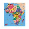 Mudpuppy Zemepisné puzzle Mapa Afriky 70 dielikov