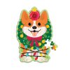 Mudpuppy illatos puzzle Corgi kutya 48 db