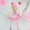 Doudou Jolijou Balerina baba Lily Rose 36 cm