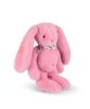 Doudou Plyšový zajačik so šatkou ružový 35 cm