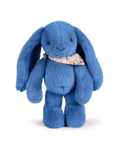 Doudou Plyšový zajačik so šatkou modrý 35 cm