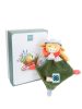 Doudou Doudou Darčeková sada Kravička Aneth s hrkálkou 21 cm