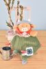 Doudou Doudou Darčeková sada Kravička Aneth s hrkálkou 21 cm